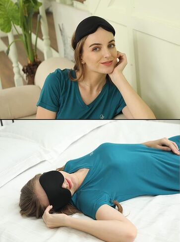 Eye Mask for Sleeping, 3D Contoured Sleep Eye Mask with Adjustable Strap, Night Eye Sleep Mask for Lash Extensions, Eye Shade Cover for Traveling Yoga Nap in Saudi Arabia