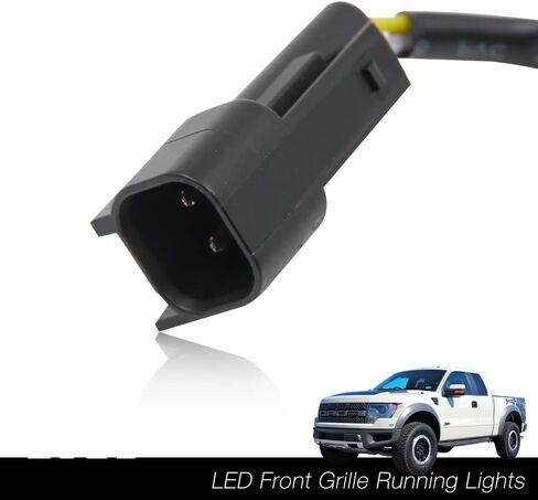 NJSBYL F150 LED Side Marker Lamps for 2010 2011 2012 2013 2014 Ford F150 SVT Raptor Pick Up Front Fender Flare Side Marker Lights Clear Lens Amber LED Turn Signal Light Kits in Saudi Arabia