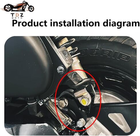 𝟐𝟎𝟎𝟎-𝟐𝟎𝟏𝟕 TDZ 1 "-2" طقم خفض خلفي قابل للتعديل مناسب لـ Softail Slim Fatboy in Kuwait