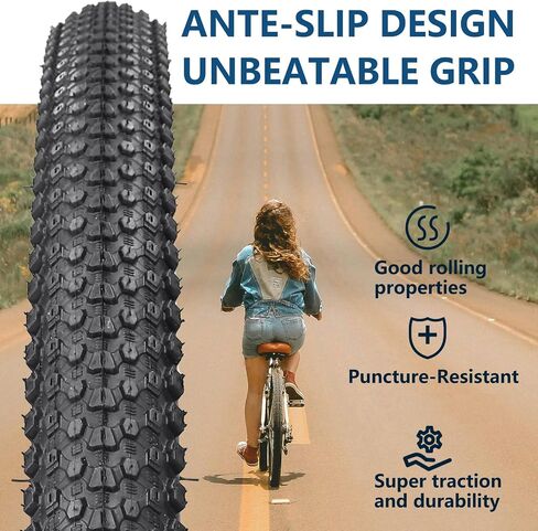 SIMEIQI 2 Pack Bike Tires and Tubes for Kids 12"/14"/16"/18"/20"x1.95" Compatible with 12"/14"/16"/18"/20"x1.75"/1.95" Replacement Bike Tires for Pavement Trail Hybrid Bicycles in Kuwait