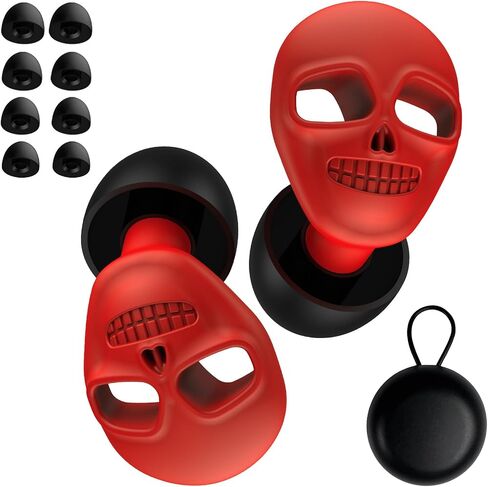 Ear Plugs for Sleeping Noise Canceling, 35dB Noise Reduction Earplugs, Reusable Hearing Protection in Flexible Silicone for Concerts, Travel, Work 8 Size Eartips with Small Box in Saudi Arabia
