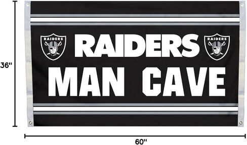 Fremont Die NFL unisex 2-Sided Team Foot Flag With Grommets in Saudi Arabia