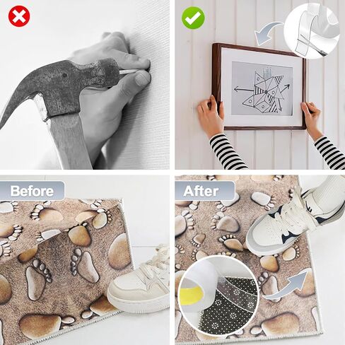 MEMX Double Sided Tape for Crafts Scrapbooking, Easy Tear-by-Hand 3/5-Inch by 98FT/Roll x 3 Rolls, Ideal as Gift Wrap Adhesive, Cards Making, DIY and Office School Stationery Supplies. in Saudi Arabia