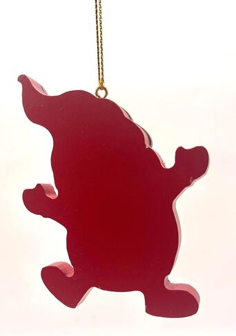 Univ of AL Dancing Wood Beard Gnome Christmas Ornament Home Office مرخصة رسميًا باللون الأبيض القرمزي معلقة هدية عيد ميلاد in Kuwait