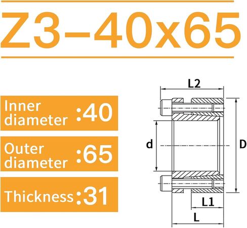 Z3-25mm ID 50mm OD 31mm Width Expansion Coupling Tensioning Sleeve Expansion Sleeve Bushing Keyless Shaft Sleeve Connection Sleeve Clamping Sets Clamping Elements in Kuwait