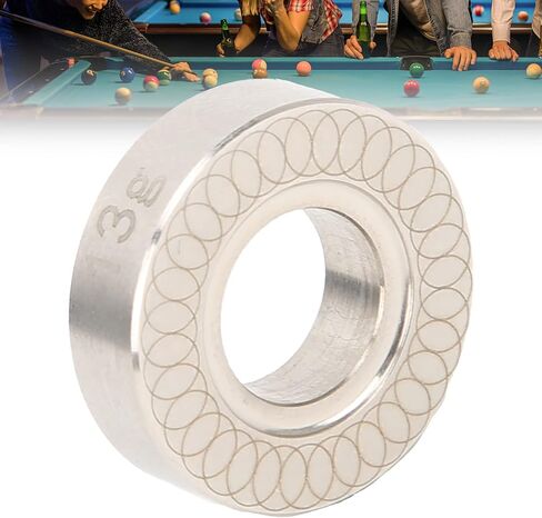 HERCHR Pool Cue Weights, Stainless Steel Billiard Practice Balance Ring for Billiard Practice Billiard Training Competition Billiard Pool Stick Tool in Saudi Arabia