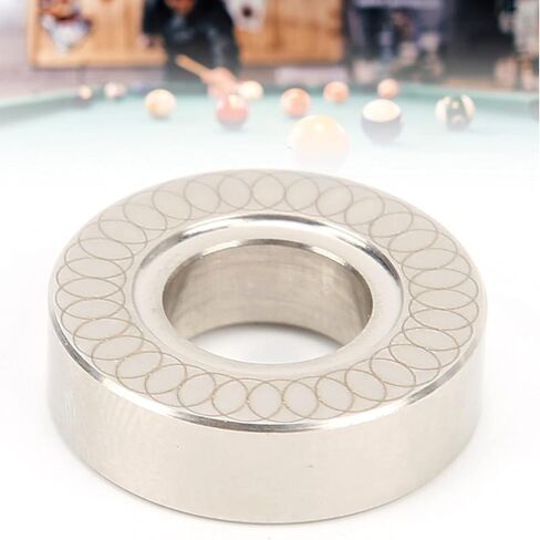 HERCHR Pool Cue Weights, Stainless Steel Billiard Practice Balance Ring for Billiard Practice Billiard Training Competition Billiard Pool Stick Tool in Saudi Arabia