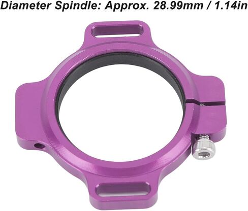 Crank Preloader 28.99mm Spindle Aluminium Alloy Bike Crank Chainring Adjuster with Thread Ring and Adjuster, Cycling Bracket Preload Adjuster(Blue) in Saudi Arabia
