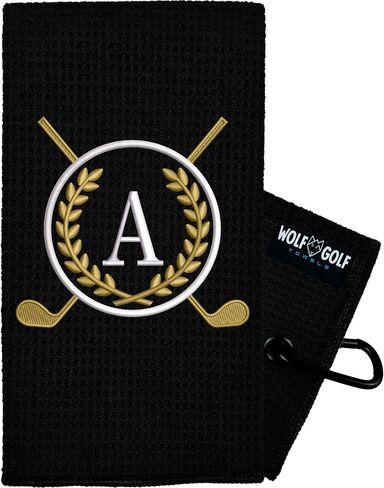 Monogrammed Golf Towel | Personalized Golf Towels for Golf Bags | Custom Golf Towel Golf Gifts | Golf Towels for Golf Bags for Men or Women | Personalized Golf Towel in Kuwait