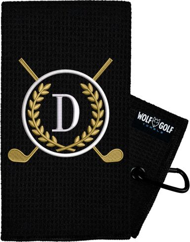 Monogrammed Golf Towel | Personalized Golf Towels for Golf Bags | Custom Golf Towel Golf Gifts | Golf Towels for Golf Bags for Men or Women | Personalized Golf Towel in Kuwait