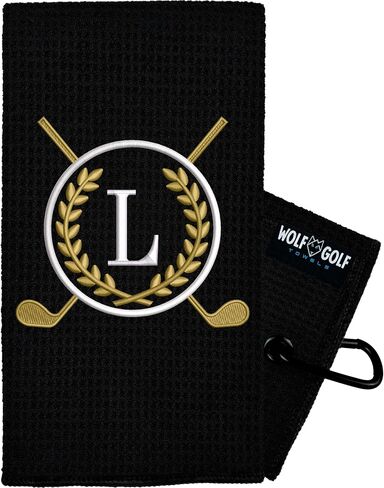 Monogrammed Golf Towel | Personalized Golf Towels for Golf Bags | Custom Golf Towel Golf Gifts | Golf Towels for Golf Bags for Men or Women | Personalized Golf Towel in Kuwait