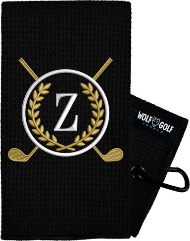 Monogrammed Golf Towel | Personalized Golf Towels for Golf Bags | Custom Golf Towel Golf Gifts | Golf Towels for Golf Bags for Men or Women | Personalized Golf Towel in Kuwait