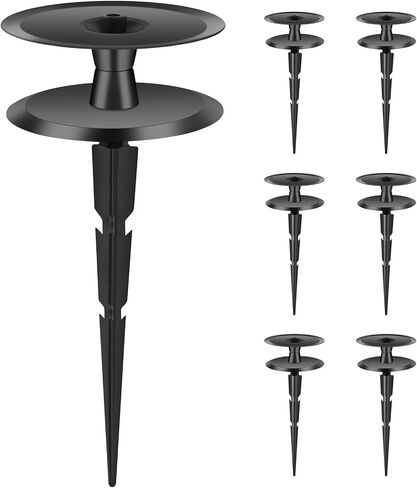 2 PCS Garden Hose Guide Spike,Hose Guide Stake Heavy Duty Pure Metal Hose Roller Guide,Keep Flowering Hose Out of Flower Beds,Rustproof Coated Garden Hose Stake for Yard,Lawn Hose Roller Support in Saudi Arabia