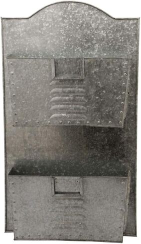 منظم جيب جداري من المعدن المجلفن بطبقتين من بنزارا، رمادي in Kuwait