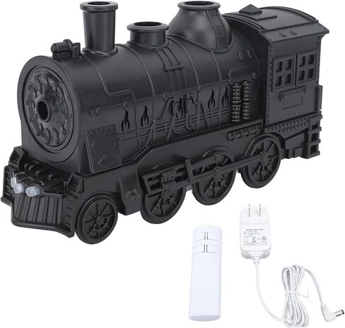 Essential Oil Diffuser, 300ml Train Shape 2 Modes Night Lights Remote Control Cool Mist Humidifier for Bedroom, Aroma Diffuser for Office, Waterless Auto Off Aromatherapy in Saudi Arabia