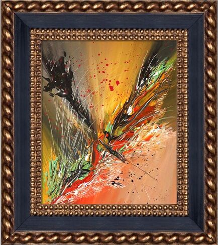 Mistic Phenomena with Verona Black and Gold Braid, 12.75" x 14.75" in Saudi Arabia