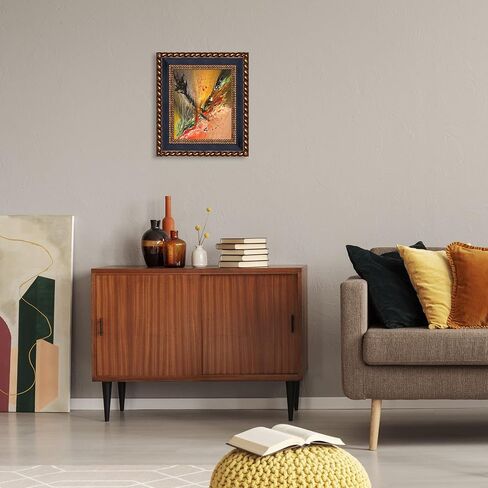 Mistic Phenomena with Verona Black and Gold Braid, 12.75" x 14.75" in Saudi Arabia