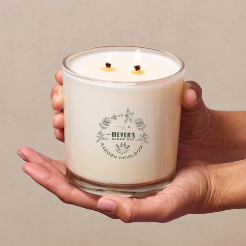 شمعة الصويا المعطرة المتوارثة من Mrs. Meyer's Clean Day Garden، كبيرة، رائحة زهرة القمر، شمعة 14 أونصة in Kuwait