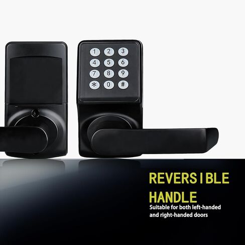 Cielsa Dawn Keypad Door Lock with Handle, Digital Door Lock Door Locks with keypads,Keyless Entry Door Lock with Handle-IC Card and Anti-peep Password- Easy Installation for Home, Hotel in Saudi Arabia