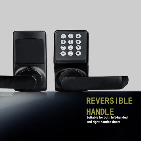 Cielsa Dawn Keypad Door Lock with Handle, Digital Door Lock Door Locks with keypads,Keyless Entry Door Lock with Handle-IC Card and Anti-peep Password- Easy Installation for Home, Hotel in Saudi Arabia