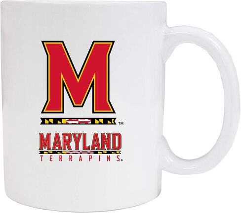 Maryland Terrapins White Ceramic Mug (White). Officially Licensed Collegiate Product in Saudi Arabia
