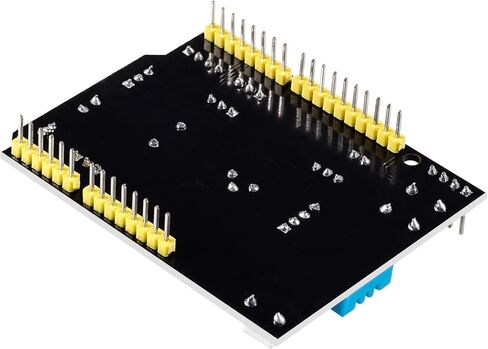 2 قطعة 9 في 1 مستشعر درجة الحرارة والرطوبة لوحة توسيع متعددة الوظائف DHT11 مستشعر الرطوبة وLM35 جهاز استقبال مستشعر درجة الحرارة LED IR استقبال الجرس I2C in Kuwait