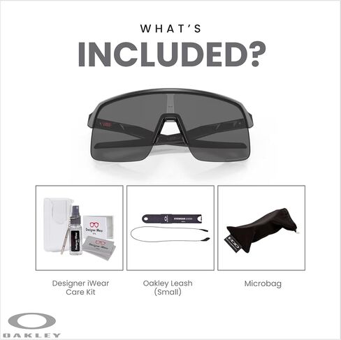 Oakley Sutro Lite (a) OO9463A Shield Sunglasses for Men + BUNDLE Accessory Leash + Designer iWear Kit in Saudi Arabia