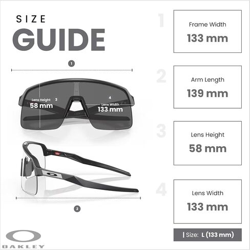 Oakley Sutro Lite (a) OO9463A Shield Sunglasses for Men + BUNDLE Accessory Leash + Designer iWear Kit in Saudi Arabia