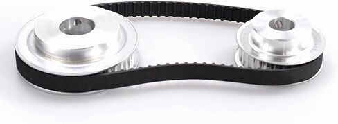 حزام توقيت 140XL، عرض 3/8 بوصة، مسافة 0.2 بوصة، طول 14 بوصة، 140XL037 أحزمة محرك صناعية مطاطية بحلقة مغلقة، حزام ميكانيكي متنوع، حزام بديل للملحقات، حزام مخرطة، قطعتان in Kuwait