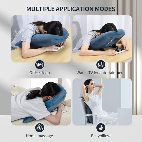 New Upgrade Face Down Pillow After Eye Surgery, Adjustable Height Prone Prone Pillow Face Down Sleep, Retina Lying Pillow, Eye Surgery Support Equipment, Blue in Saudi Arabia