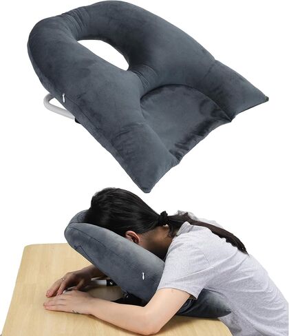 New Upgrade Face Down Pillow After Eye Surgery, Adjustable Height Prone Prone Pillow Face Down Sleep, Retina Lying Pillow, Eye Surgery Support Equipment, Blue in Saudi Arabia