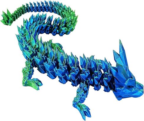 12inch 3D Printed Dragon Egg,Mystery Crystal Dragon Fidget Toys,Articulated Dragon,Home Desk Decor Easter Surprise Dinosaur Eggs,Adults Fidget Toys for Autism/ADHD (Laser Purple) in Saudi Arabia