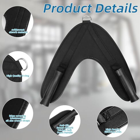 مرفق كابل حزام Ab Crunch: جهاز كابل تمارين البطن والظهر في صالة الألعاب الرياضية وتمارين البطن وتدريب العضلات الأساسية in Kuwait