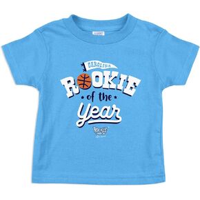 Smack Apparel Rookie of The Year Toddler Tee for North Carolina College Fans (2T-7T)