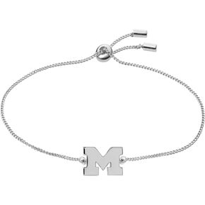 Stone Armory Bracelet Jewelry for Michigan Wolverines – Adjustable Corded Bracelet Featuring Block M – Comfortably Fits Up to a 9-Inch Wrist - Ideal Gift for Alumni, Students, Fans & Graduates