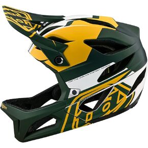 Troy Lee Designs Stage Adult Bicycle Downhill Enduro Helmet W/MIPS, Vector Green, X-Large/XX-Large
