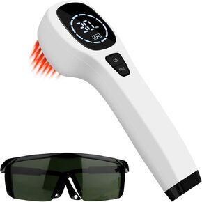 Red Light Device for Body, Near Infrared Light for Joint Muscle Reliefwith LED Display (4 x 808nm + 12 x 650nm)