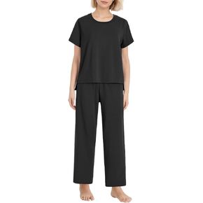Women's Petite Lounge Set Petite Length Soft Cotton