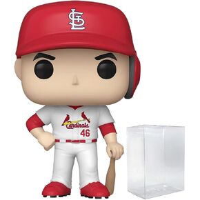 POP MLB: Cardinals - Paul Goldschmidt Funko Vinyl Figure (Bundled with Compatible Box Protector Case), Multicolor, 3.75 inches