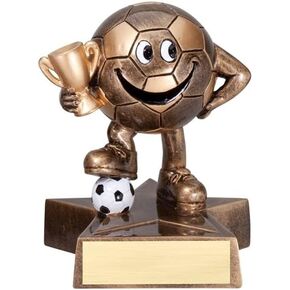 Soccer Little Buddy Trophy with 3 Lines of Custom Text