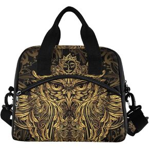 Colorful Monster Truck Large Cooler Bag Reusable Lunch Box for Office Work School Picnic Beach, Collapsible Leakproof Lunch Bag with Adjustable Shoulder Strap Lightweight Handbag