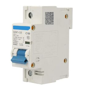 Oumefar 230V 80/100/125A Air Circuit Breaker,DZ47-125 1P Current Miniature Circuit Breaker Quick Response Breaker Box Electrical Equipment (C100A) Circuitbreaker