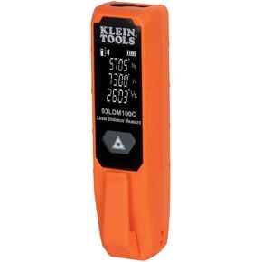 Klein Tools 93LDM100C Compact Laser Distance Measure, Measures in Feet, Inches, Meters