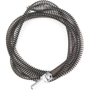 Drain Auger Cable with Drill Connector 6.5Ft/2M Flexible Plumbing Snake Clog Remover Plumbing Drill Pipe Cleaner for Kitchen, Bathroom and Shower Sink
