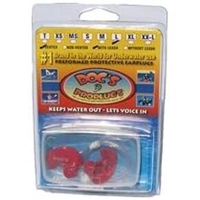 Doc's Proplugs Vented Ear Plug Red w/Leash Size X-Large