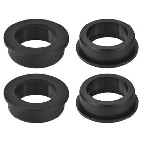 uxcell 4Pcs Rubber Grommets 1-3/4"(45mm) Drill Hole, 1-3/8"(35mm) ID Hole Top Hat Grommet Black Silicone Rubber Hole Plug Gasket for Wiring, Automotive