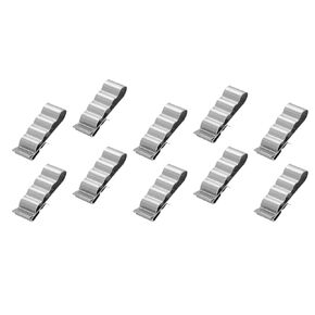 PATIKIL Trailer Frame Wire Clips Solar Panel Cable Clips 33mm/1.3" Stainless Steel for Boat Trailer, Wire Management, Pack of 38