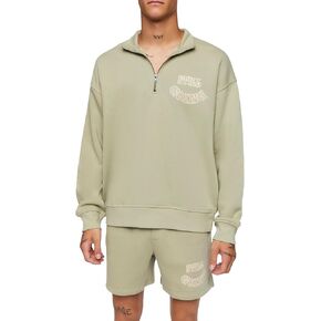 Forever 21 Men's Fleece Flocked Still Going Graphic Shorts