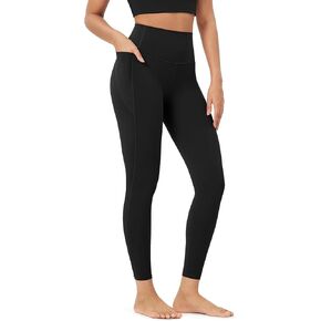 ODODOS ODLIFT 2.0 Compression Leggings with Pockets for Women 25" High Waist 7/8 Workout Running Yoga Pants