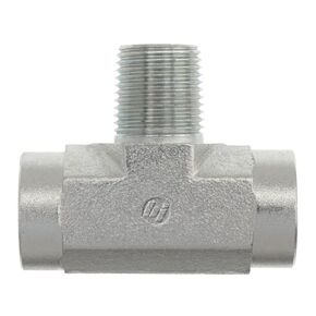 Brennan Industries 5604-12-12-12-FG تركيب أنبوب تي فرعي من الصلب المطروق، 3/4 بوصة - 14 NPTF × 3/4 بوصة - 14 NPTF × 3/4 بوصة -14 خيط NPTF، 3/4 بوصة أنثى NPTF x 3/4 بوصة NPTF أنثى × 3/4 بوصة NPTF ذكر